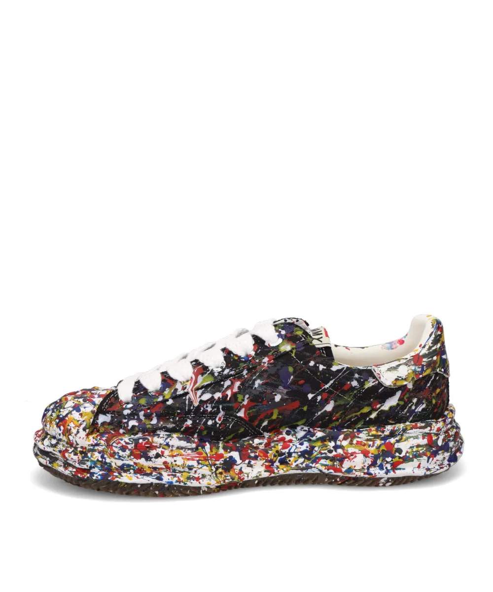 BLAKEY/ORIGINAL SOLE SPUTTERING CANVAS LOW-TOP SNEAKER